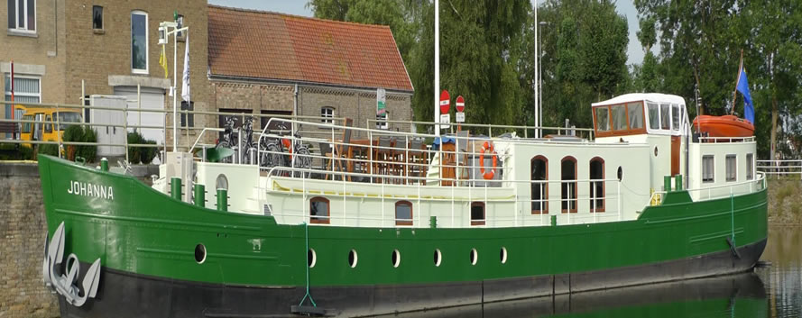 Johanna Barge Cruising Flanders