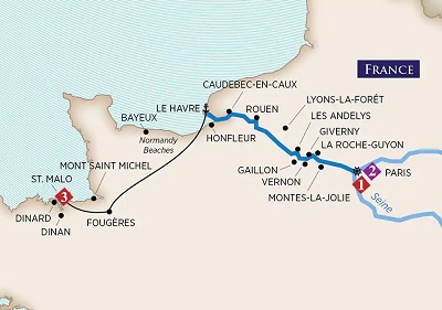 Provence River Cruise Itinerary