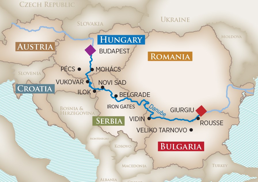 Black Sea Itinerary Map