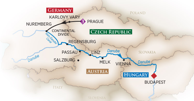 Legendary Danube Itinerary