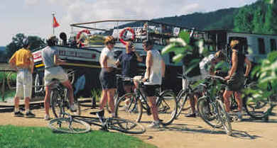 Bikers on Barge Cruise