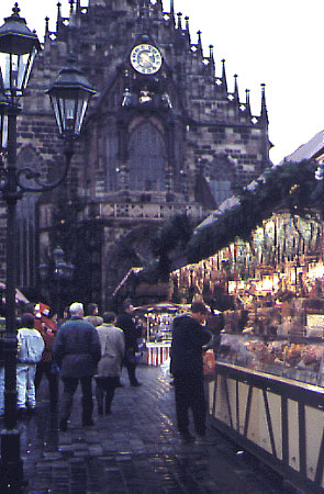 Christmas Market Stall in Germany