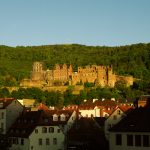 Heidelberg Castle at Sunset